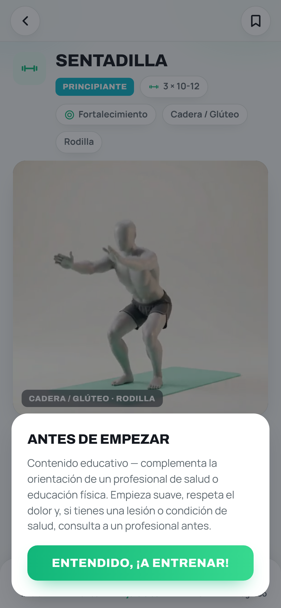 Ejercicio con video 3D